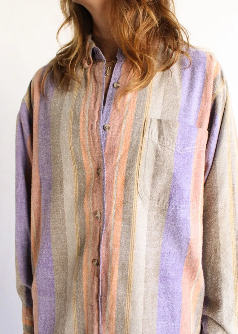 Vintage Striped Shirt T0555