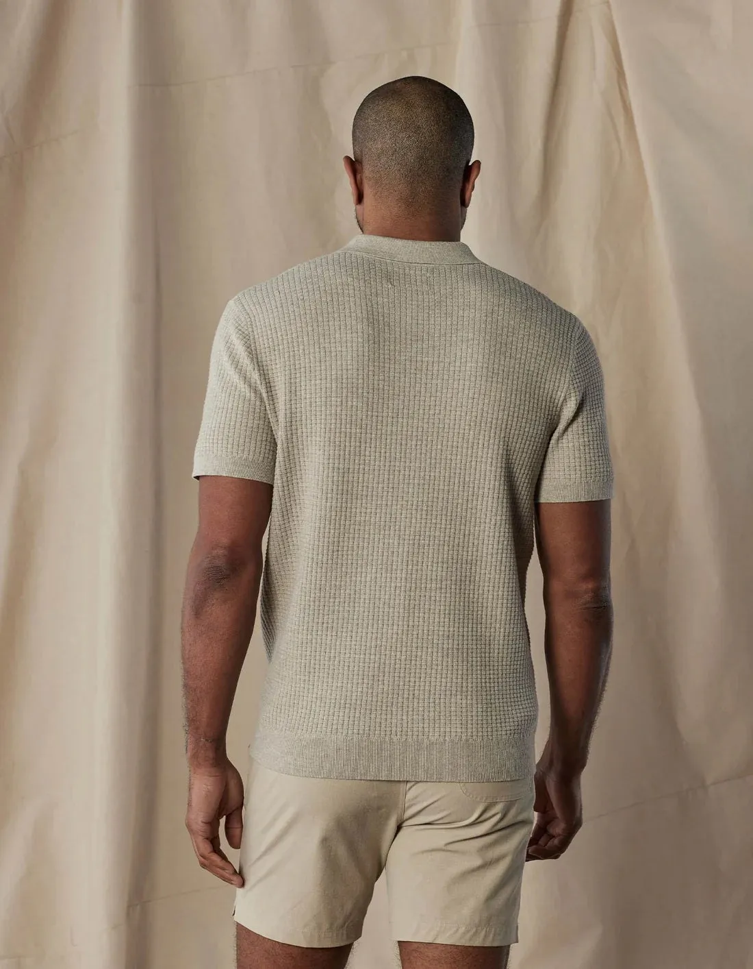 Waffle Stitch Polo