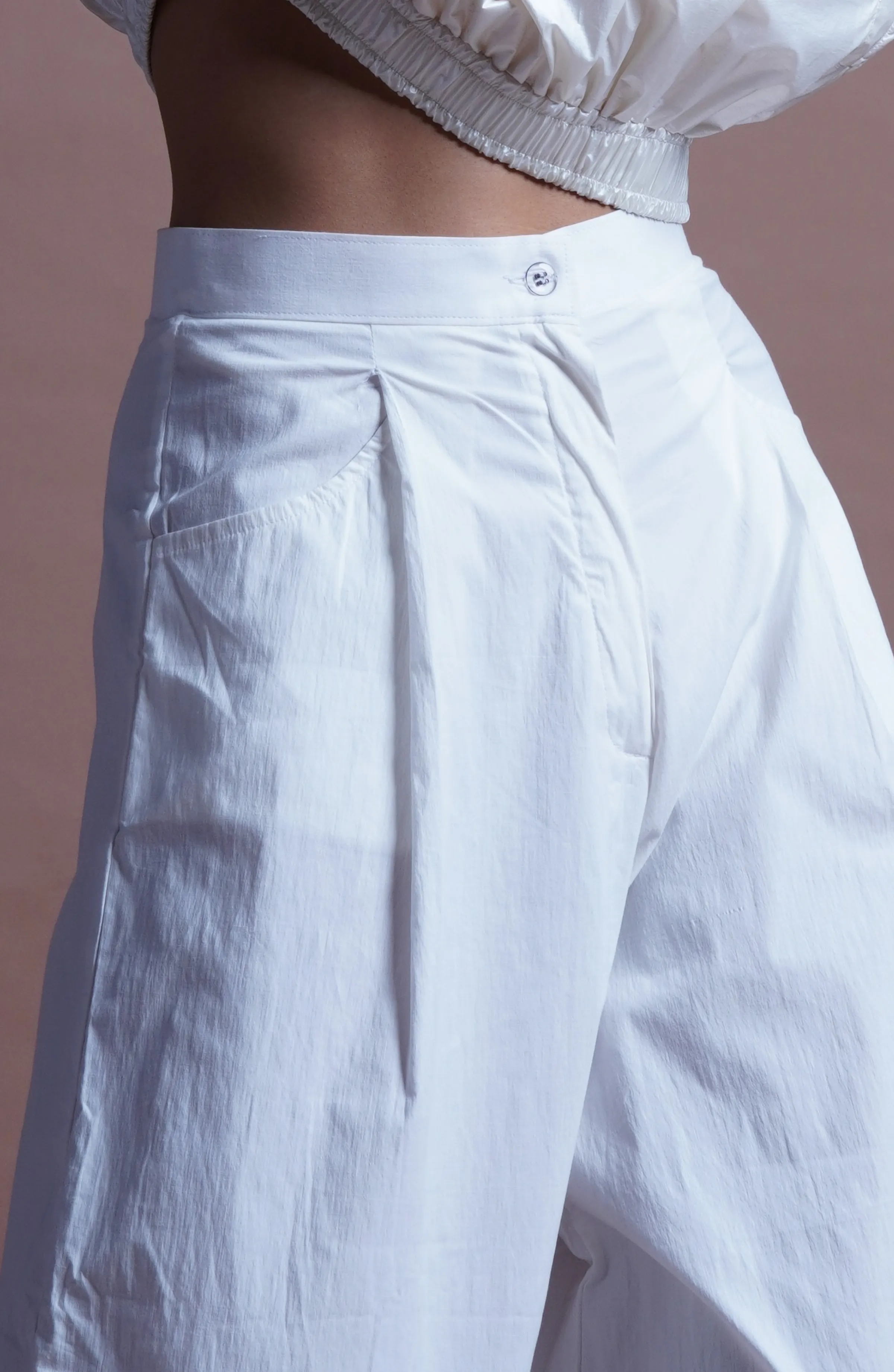 WHITE CULOTTES