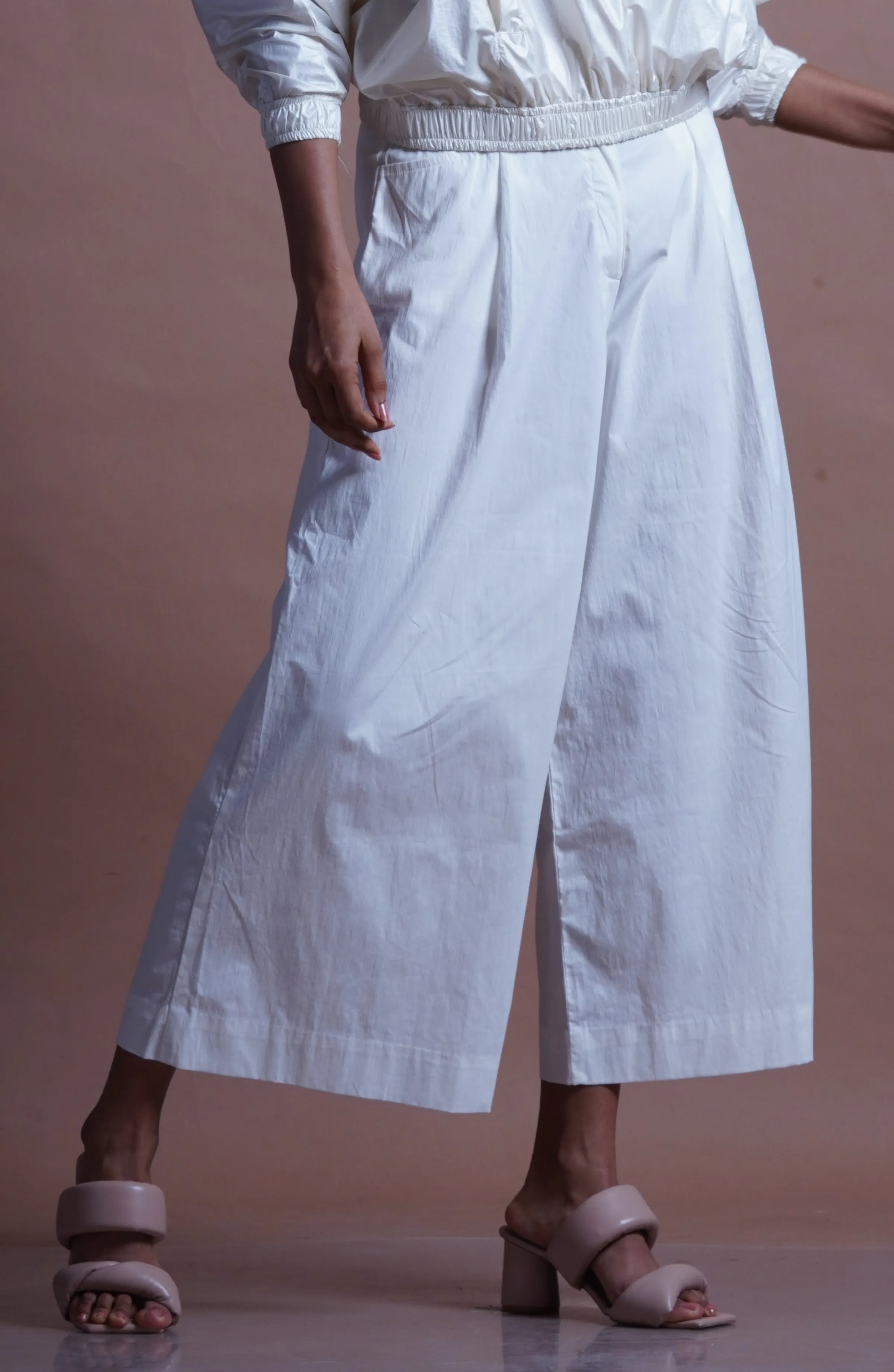 WHITE CULOTTES