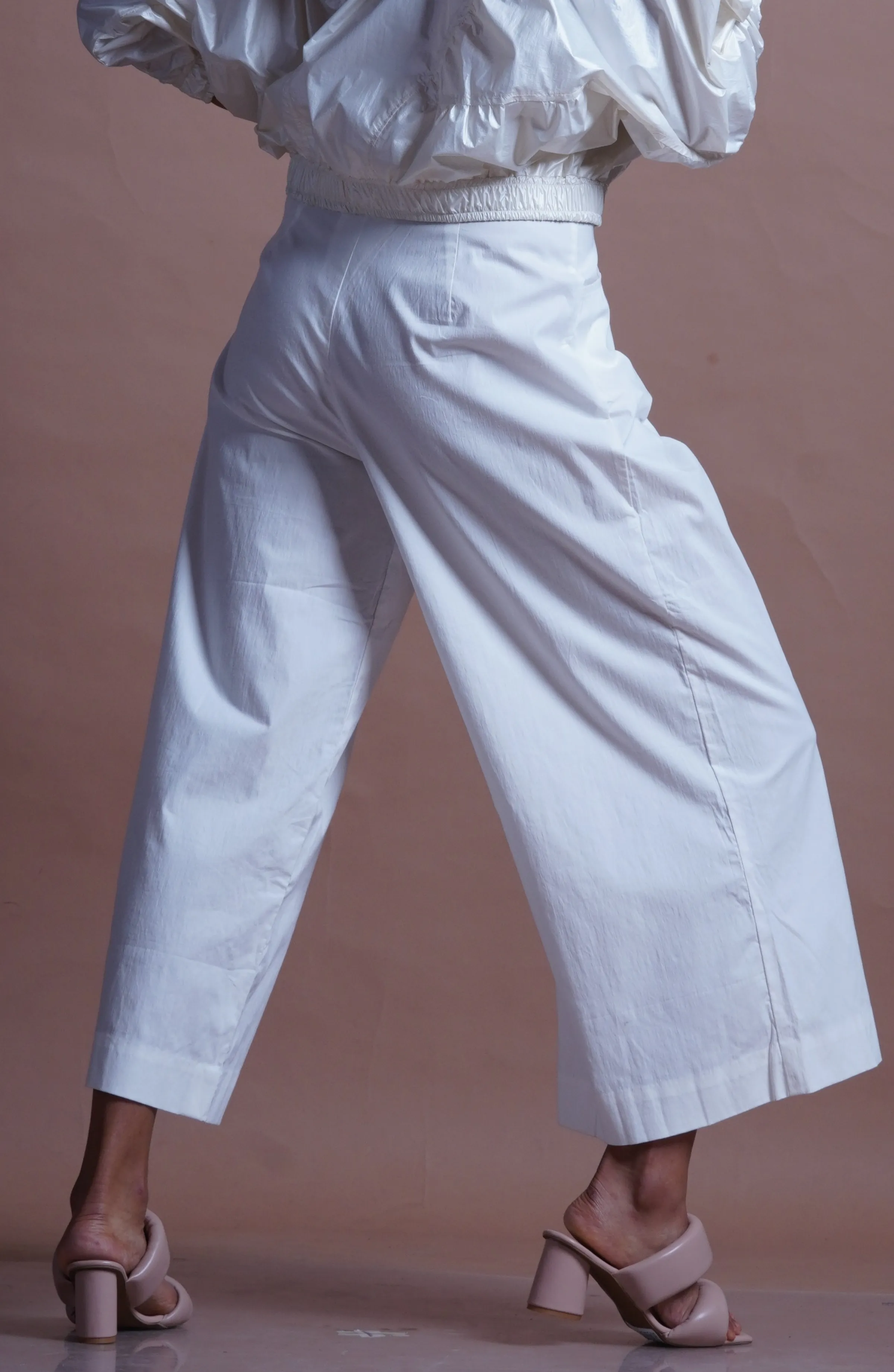 WHITE CULOTTES