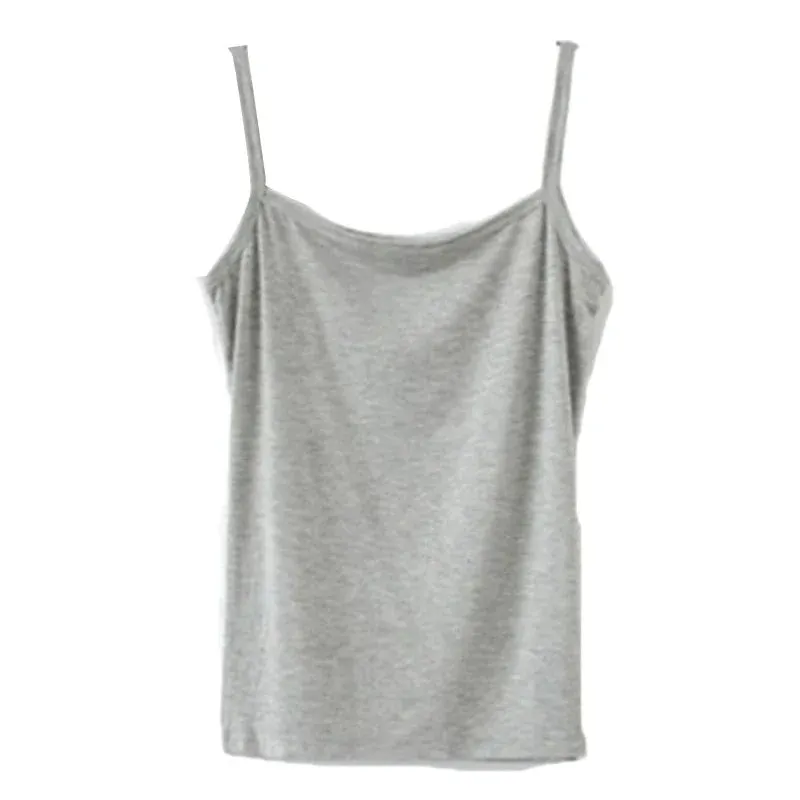 Women Basic Solid Color Sleeveless Camisole Spaghetti Strap Scoop Neck for Tank Top Slim Bottoming Sling Vest Undershirt