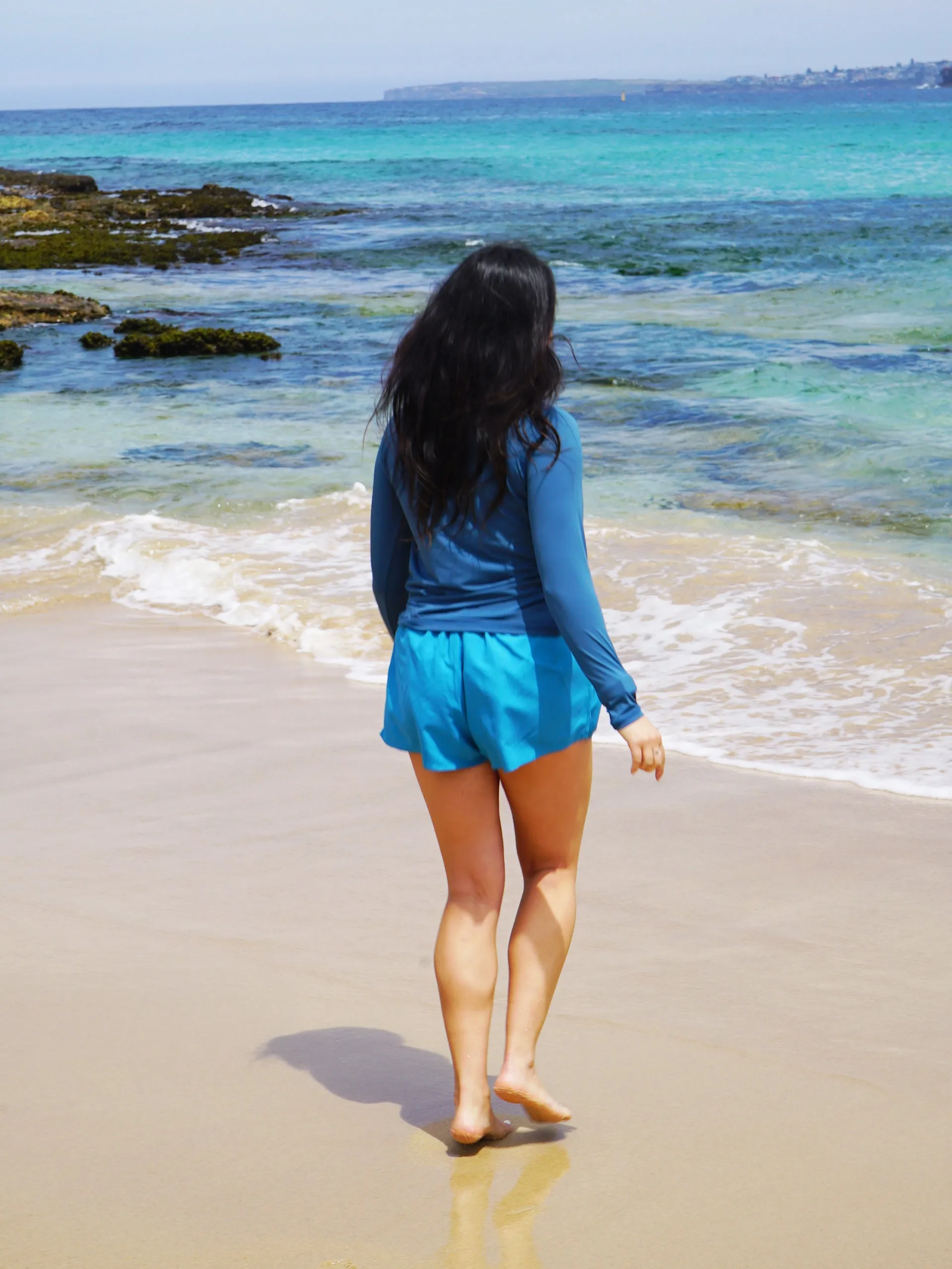Women's Bondi Rash Vest (Deep Sea)