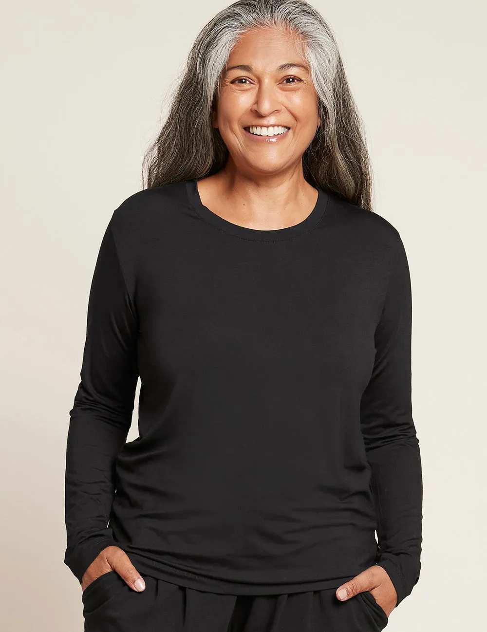 Women's Long Sleeve Round Neck T-Shirt