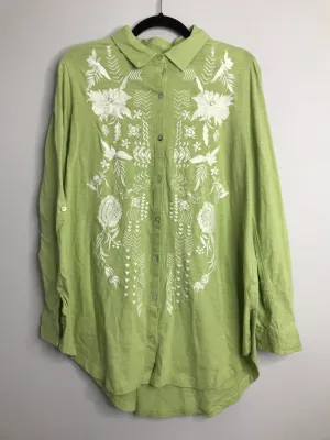 Womens Size XL Misses Green Soft Surroundings Tops