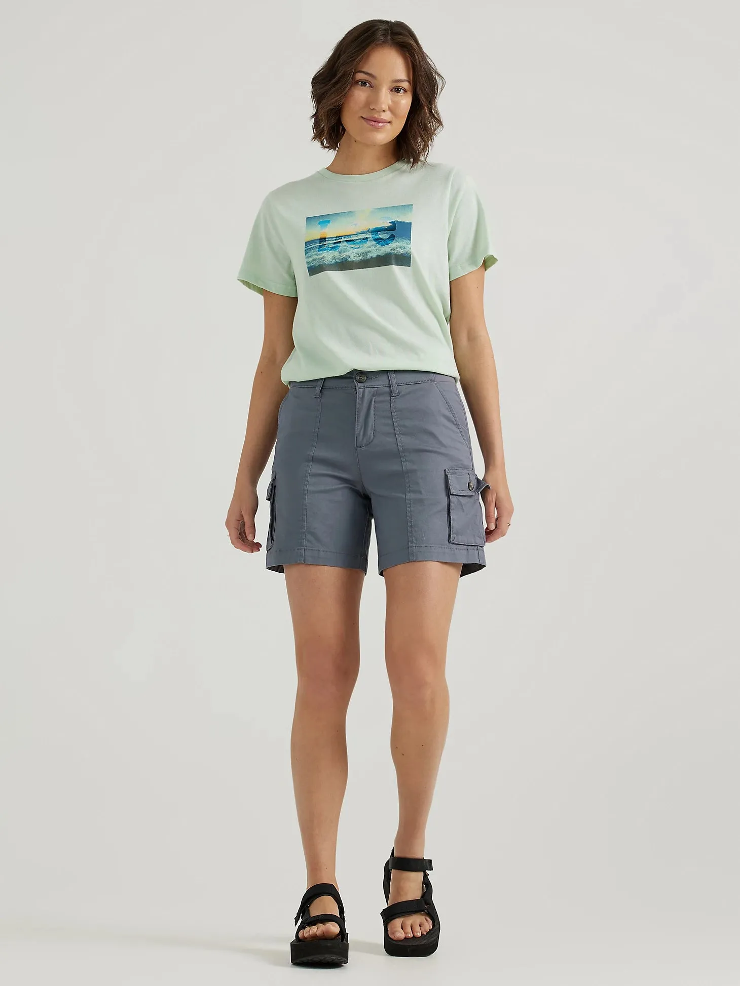 Women's Ultra Lux Comfort with Flex-to-Go Relaxed Fit Cargo Short - 112346774