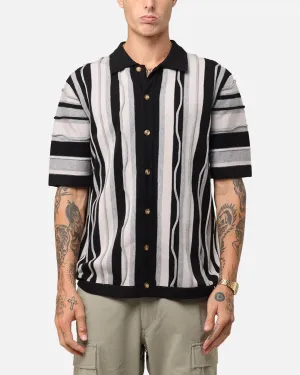 XXIII Coogee Button Up Shirt Black/Grey