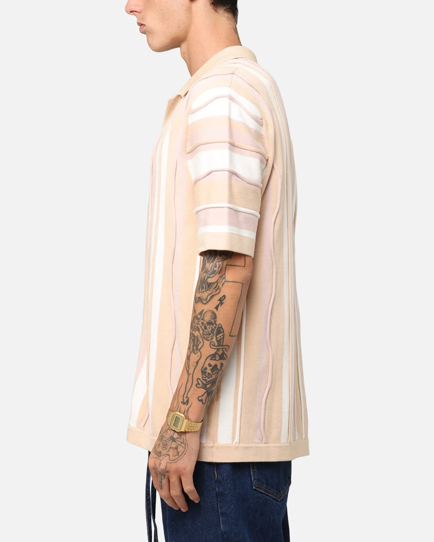 XXIII Coogee Button Up Shirt Cream/White