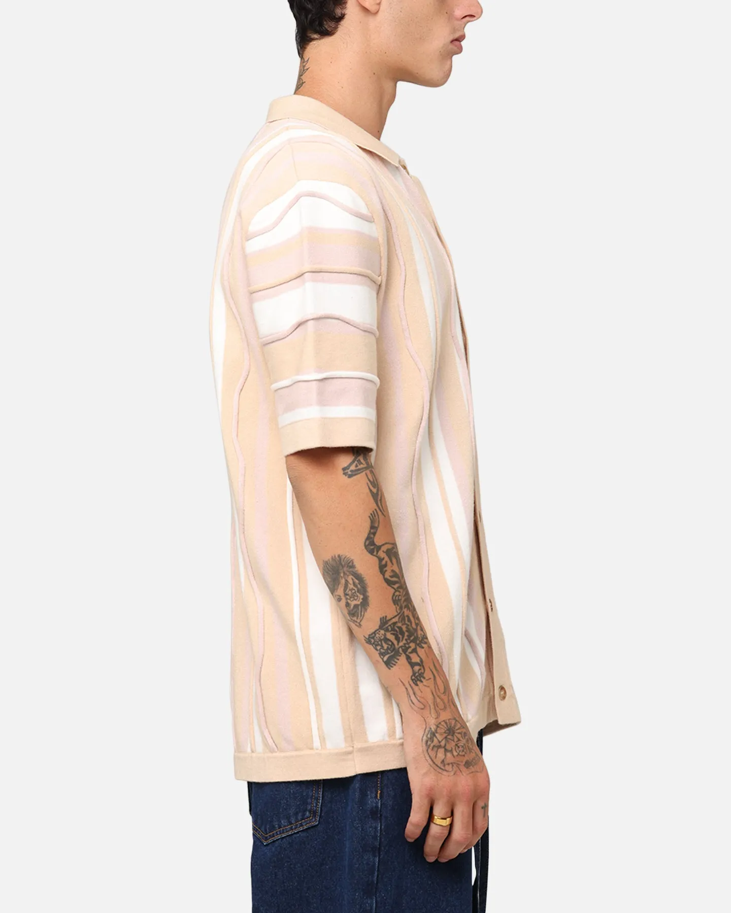 XXIII Coogee Button Up Shirt Cream/White