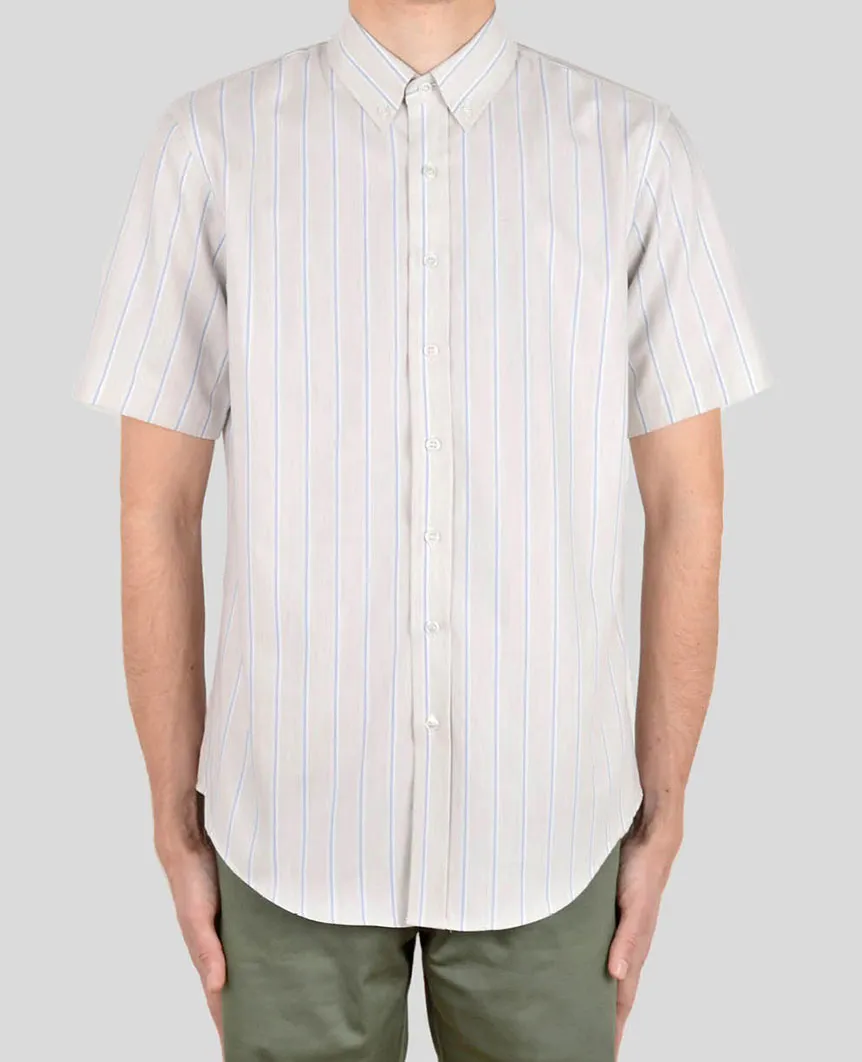 Yacht Stripe S/S Shirt White
