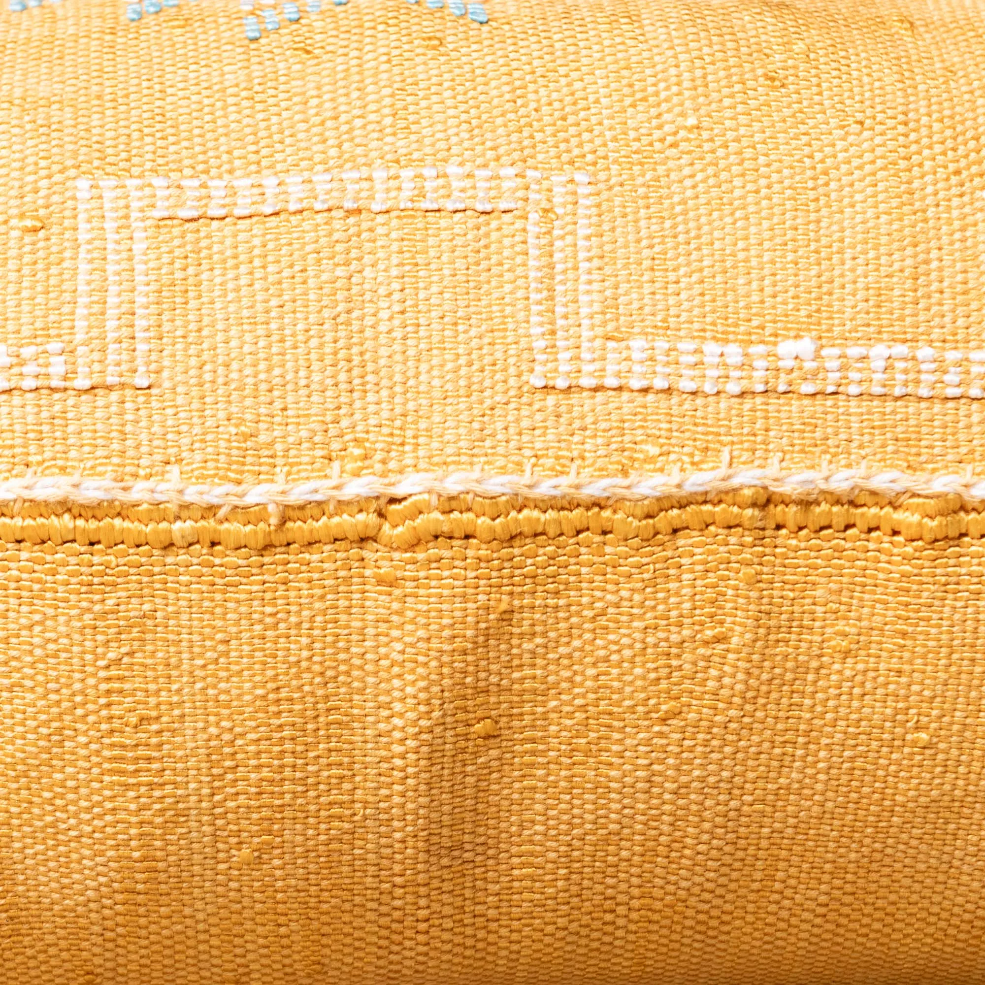 Yellow Cactus silk pillow cover