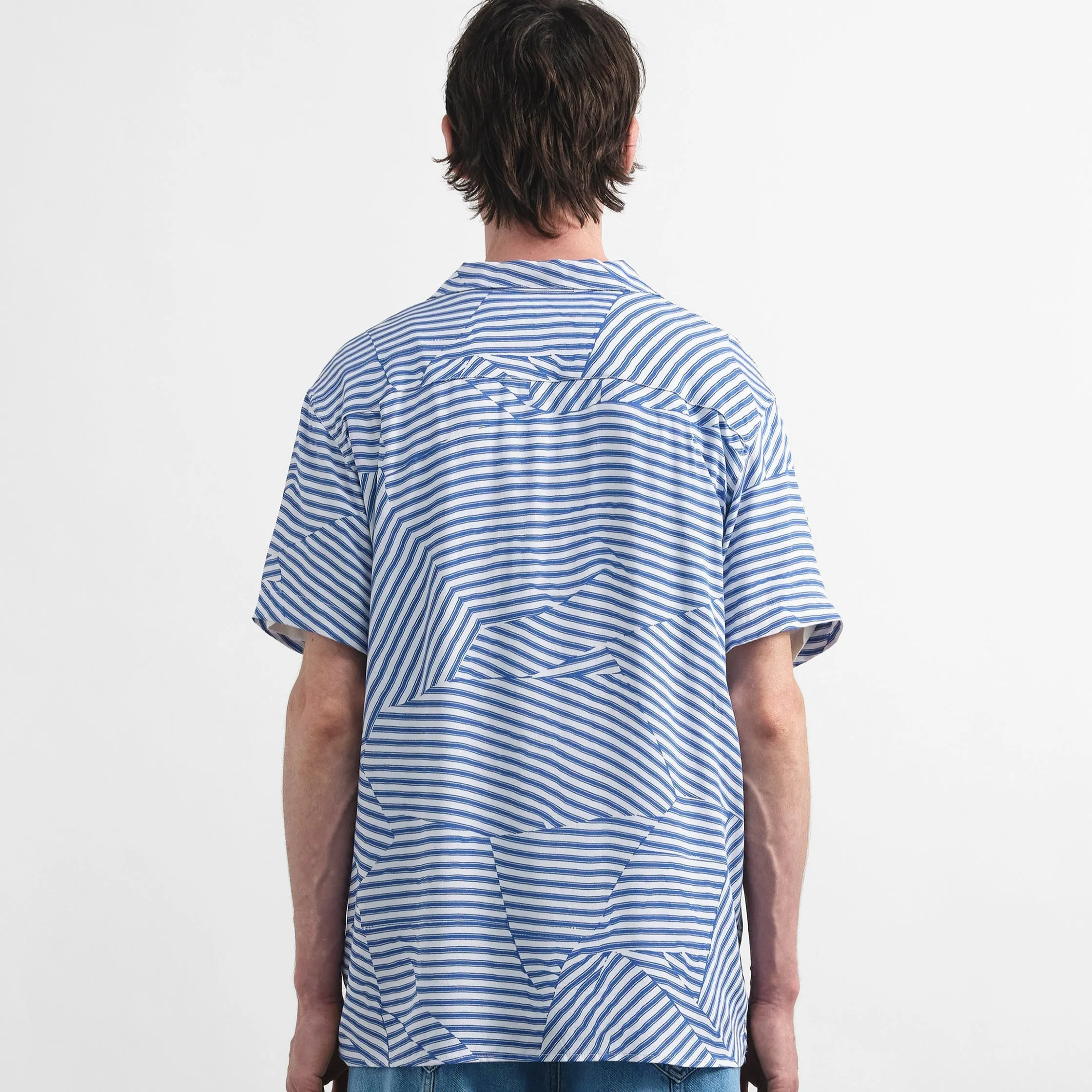 YMC Mens Malick Shirt Blue