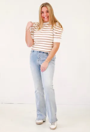 You're Not Alone Stripe Top