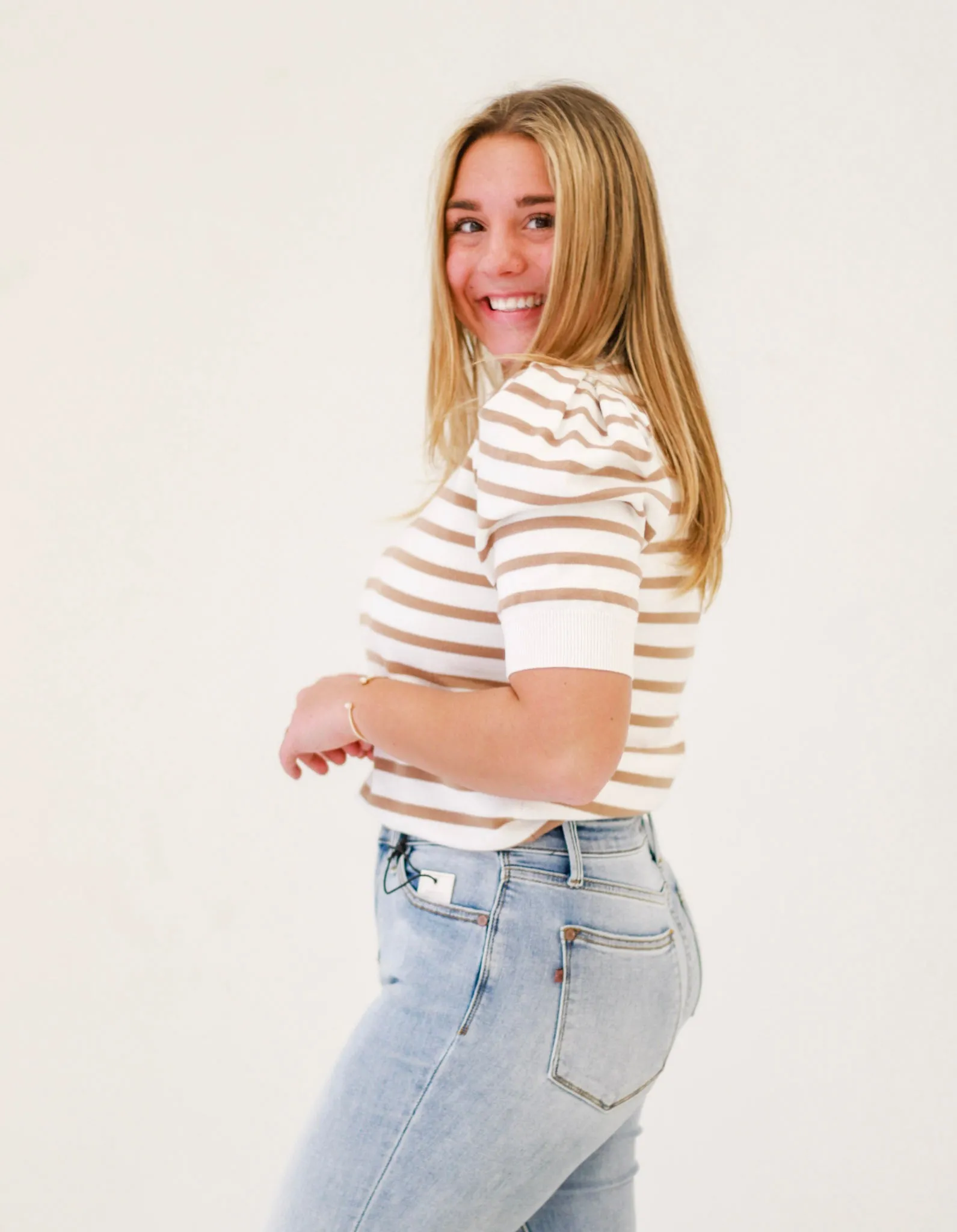 You're Not Alone Stripe Top