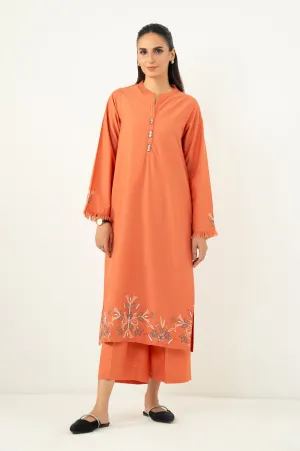 Zeen - Stitched 2 Piece Embroidered Tencel Suit